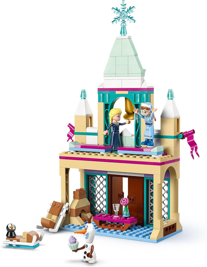 LEGO ǀ Disney Frozen Das Arendelle Schloss, Prinzessin Spielzeug mit den Mini Puppen ELSA, Anna und