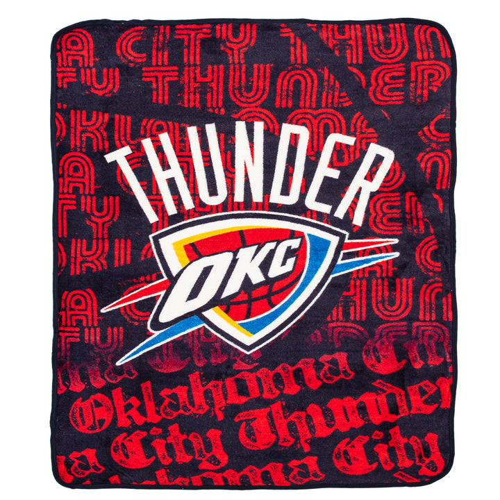 The Northwest Company Offiziell lizenzierte NBA Oklahoma City Thunder Redux Micro Raschel Überwurfde