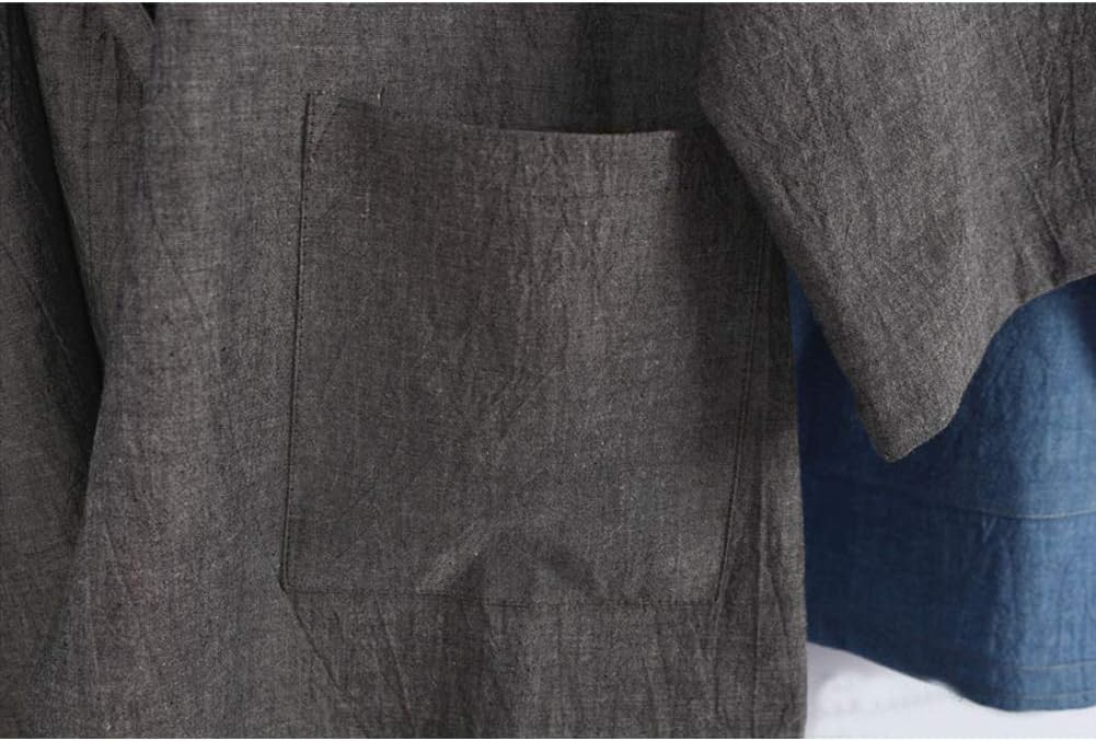Kimono-Pyjama für Herren, japanischer Stil, Meditationsset M Grau 897, M Grau 897