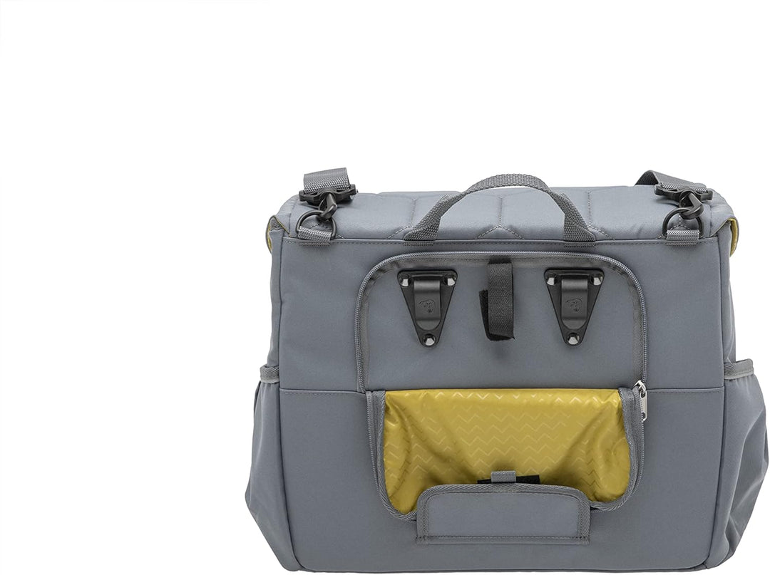 New Looxs Mondi Joy Single Schultertasche, Quilted Grey, 18,5 Liter