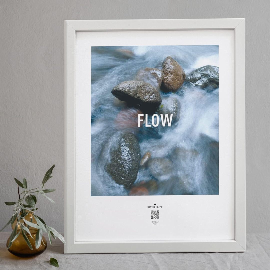 VALINA HÖRBAR RELAX | Hörbild | 3er-Set | Flow| Poster Poster / Papier 30cm x 40cm, Poster / Papier