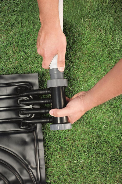 Bestway Flowclear Solar-Poolheizung für Filtersysteme, Clean Sun Powered Pool Pad, Schwarz, 110 x 17