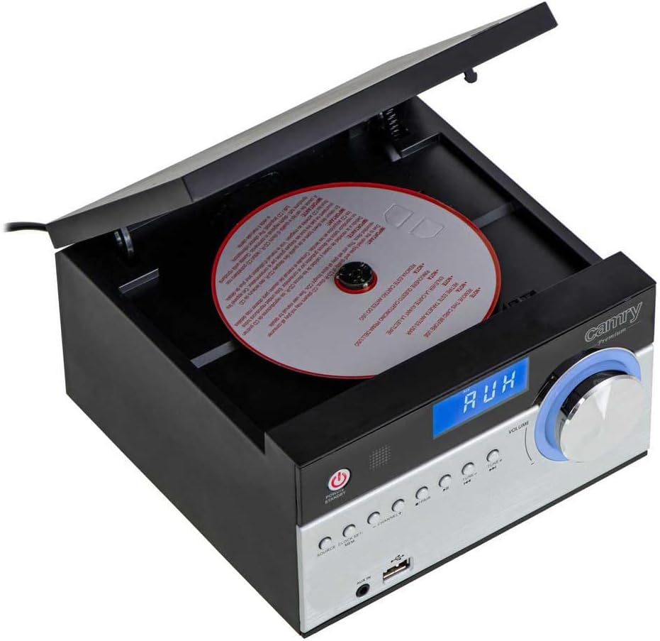 Adler Camry Mini Hi-Fi Tower mit Bluetooth, 28W Leistung, USB-Konnektivität
