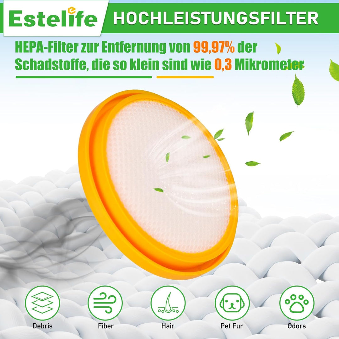 4 Stück HEPA-Filter JV35 für Jimmy JV35 Handstaubsauger und Milbensauger, geeignet für Bett- und Mat