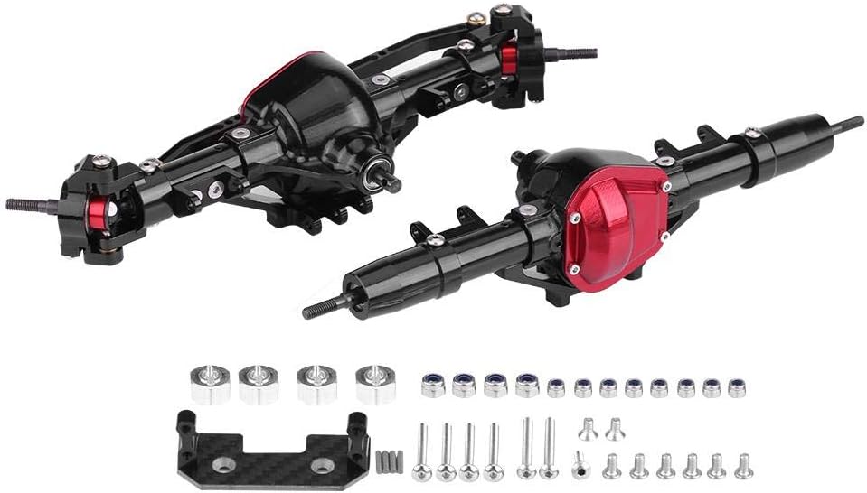 Dilwe Vordere Hinterachse Reifenantriebswelle für Axial SCX10 / D90 1/10 RC Auto