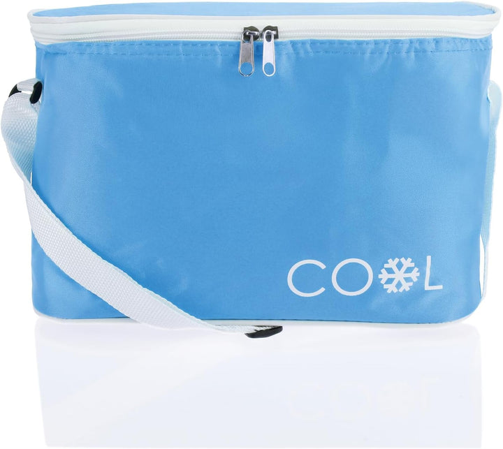 com-four® Kühltasche - Klassische Faltbare Thermo-Kühlbox - Isoliertasche für Picknick, Camping, Out