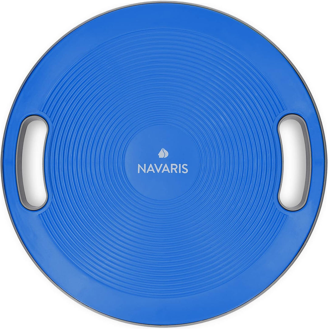 Navaris Balance Board mit Griff - Therapie Kreisel Wackelbrett - Fitness Reha Balance Kraft Training