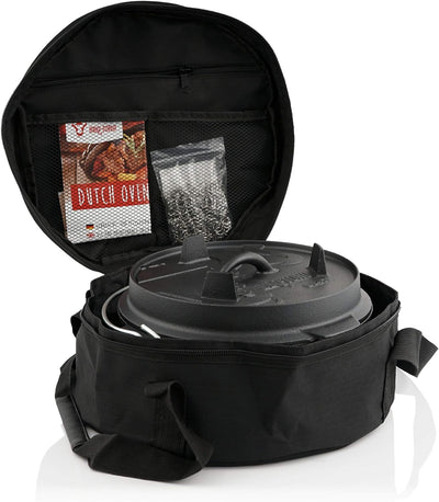 BBQ-Toro Dutch Oven Tragetasche für Gusseisen Topf | Aufbewahrungstasche | schwarz | Tasche für Dutc