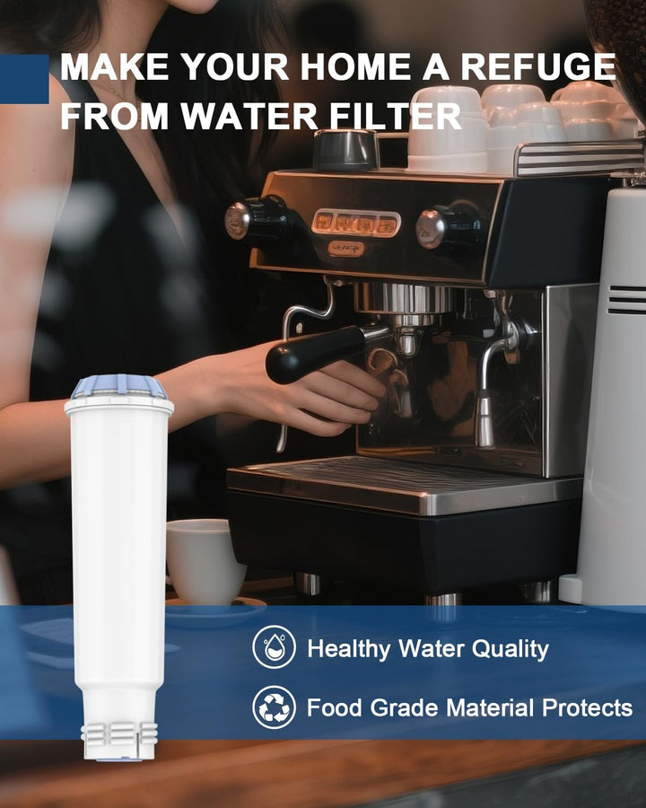 Kaffee-Wasserfilter Ersatz 4 Packung für F088 Wasserfilter | Kompatibel mit XP5220 XP5240 XP5280 XP5
