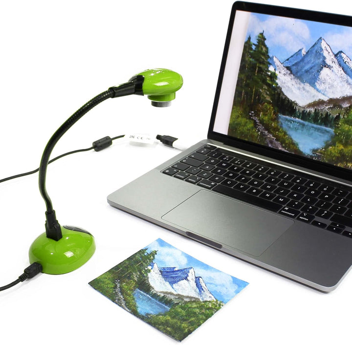 HUE HD Mobile USB Kamera und Visualizer (Kamera in Grün mit Tragetasche), Kamera in Grün mit Trageta