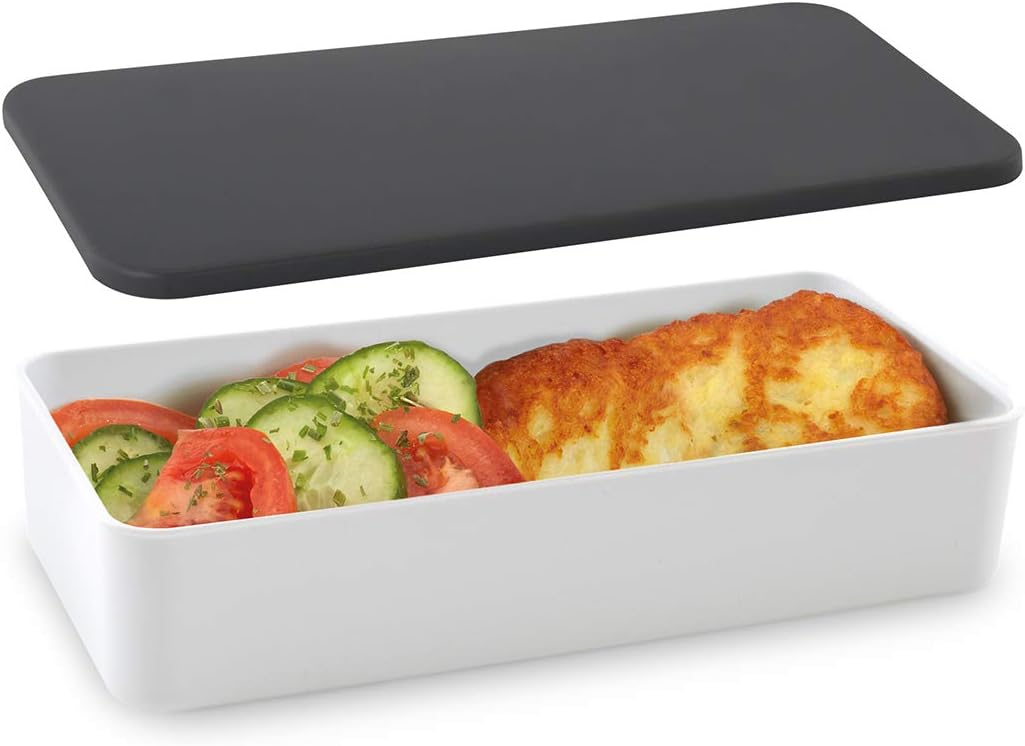 Cloer 800S1-1 Lunch Care System - Bento Box 5-teilig, XXL- Format 2100ml, unterteilbar mit auslaufsi