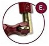 PIHER Hochleistungs-Schraubzwinge Maxi F 80cm 80cm Standard, 80cm Standard