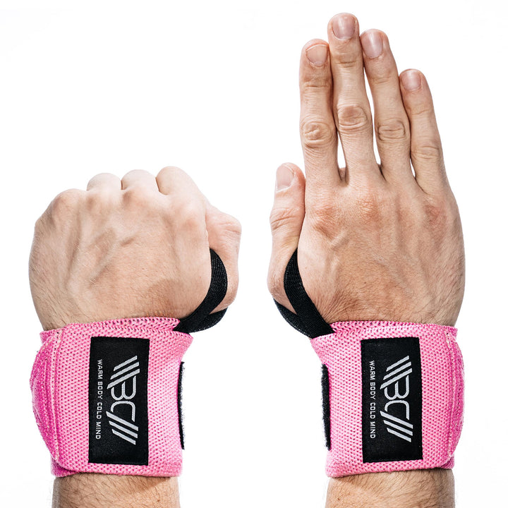 WARM BODY COLD MIND Wrist Wraps für Olympisches Gewichtheben, Handgelenkstütze für Fitness Weightlif