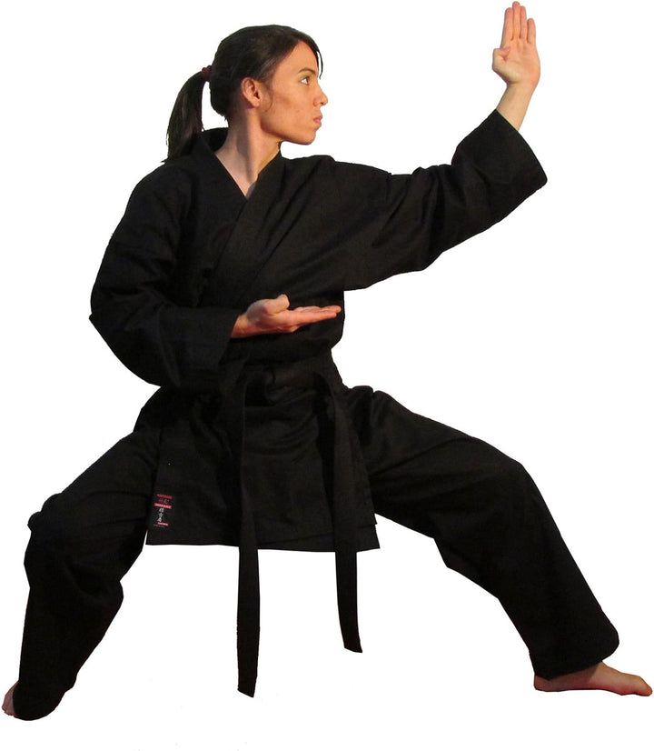 Kamikaze Schwarze Jacke, Modell JUNIOR/Black 5/180 Schwarz, 5/180 Schwarz