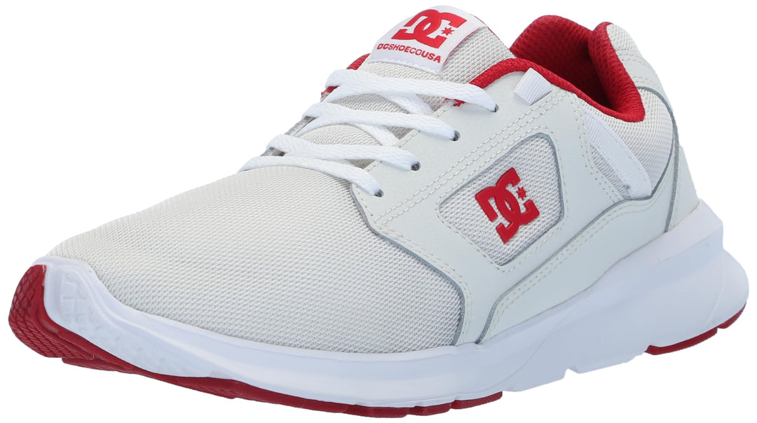 DC Shoes Herren Dc Skyline Freizeit-skateschuh Skate-Schuh 39 EU Weiss Rot, 39 EU Weiß Rot