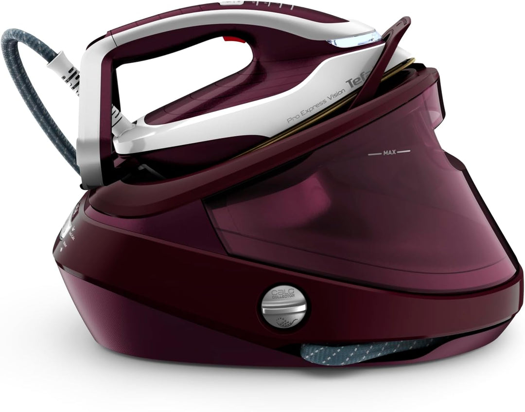 Tefal GV9810 Pro Express Vision Dampfbügelstation | Smart LED-Leuchte am Bügeleisen | leistungsstark