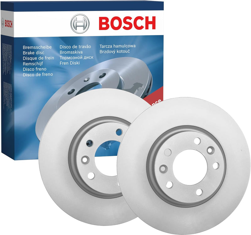 Bosch BD1063 Bremsscheiben - Vorderachse - ECE-R90 Zertifizierung - zwei Bremsscheiben pro Set