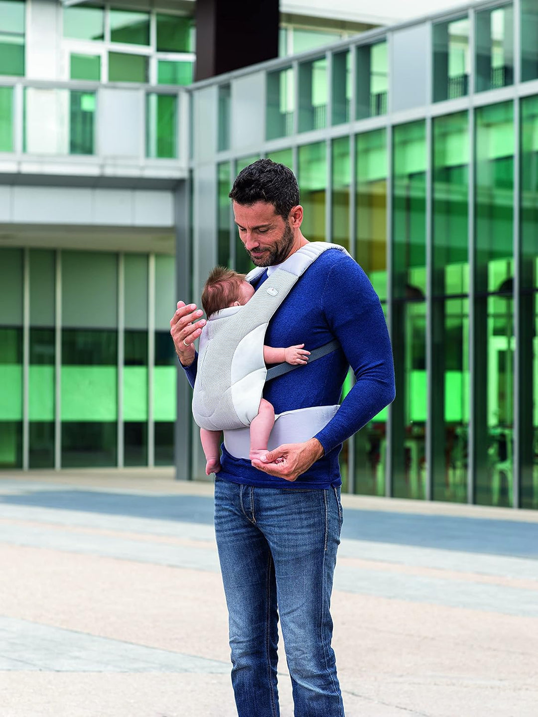 Chicco Babytrage Myamaki Air, ergonomisch und sicher für Babys Hüfte und Rücken, atmungsaktives 3D-G