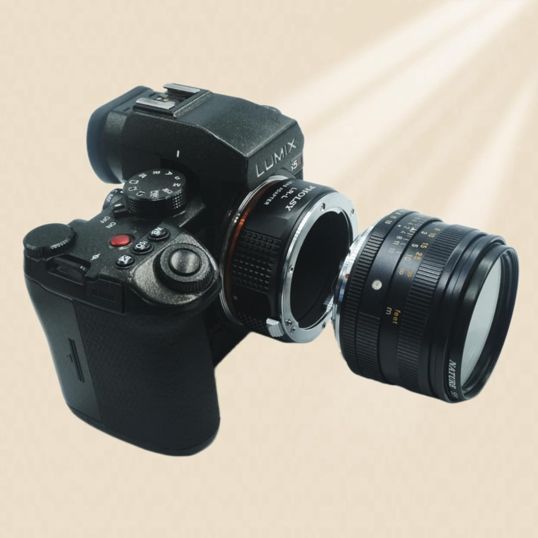 PHOLSY Objektivadapter LR auf L Mount Adapter Kompatibel mit Leica R Objektiv auf L Mount Kameragehä