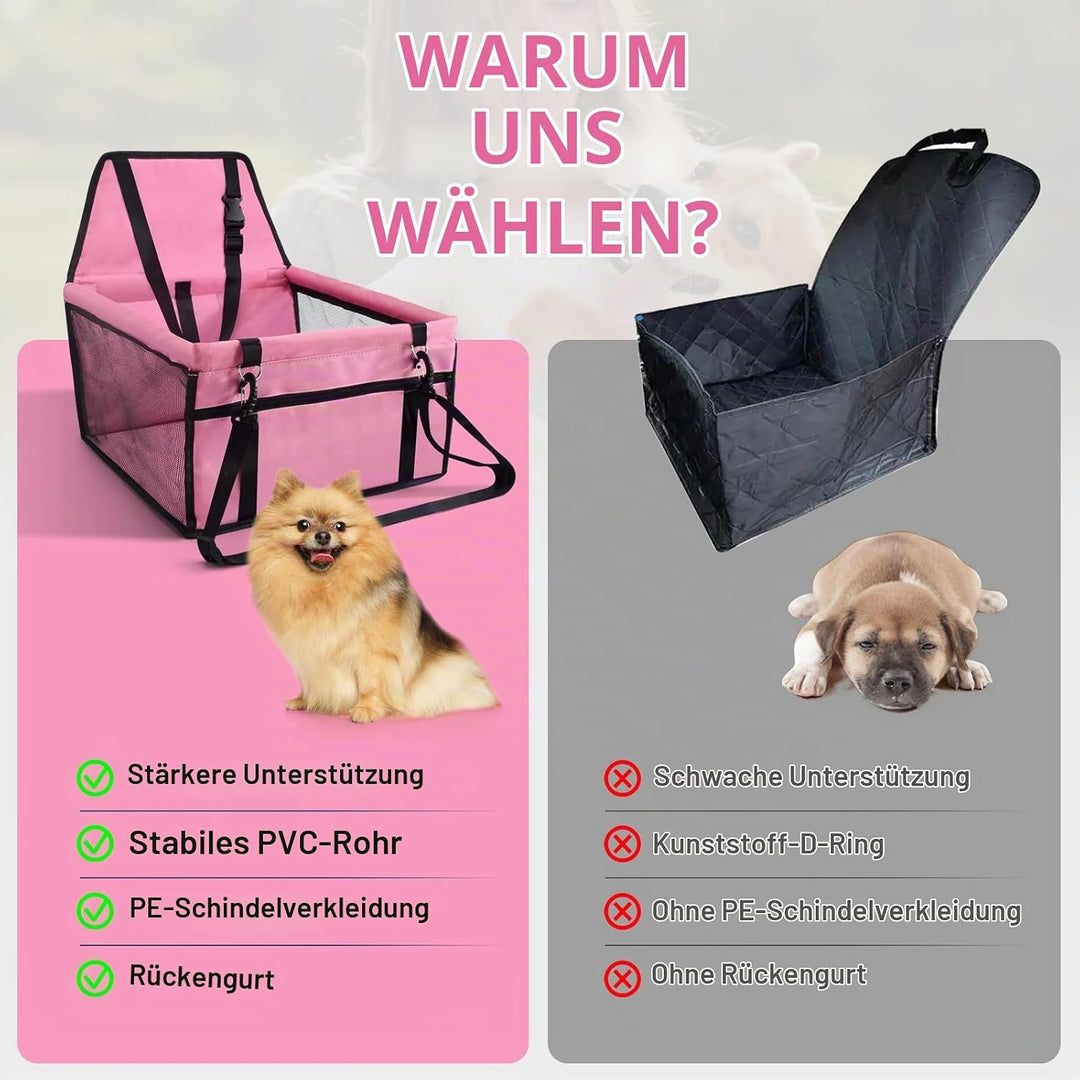 Hundesitz für kleine und mittelgrosse Hunde, sehr stabil, Oxford, atmungsaktiv, waschbar, faltbarer