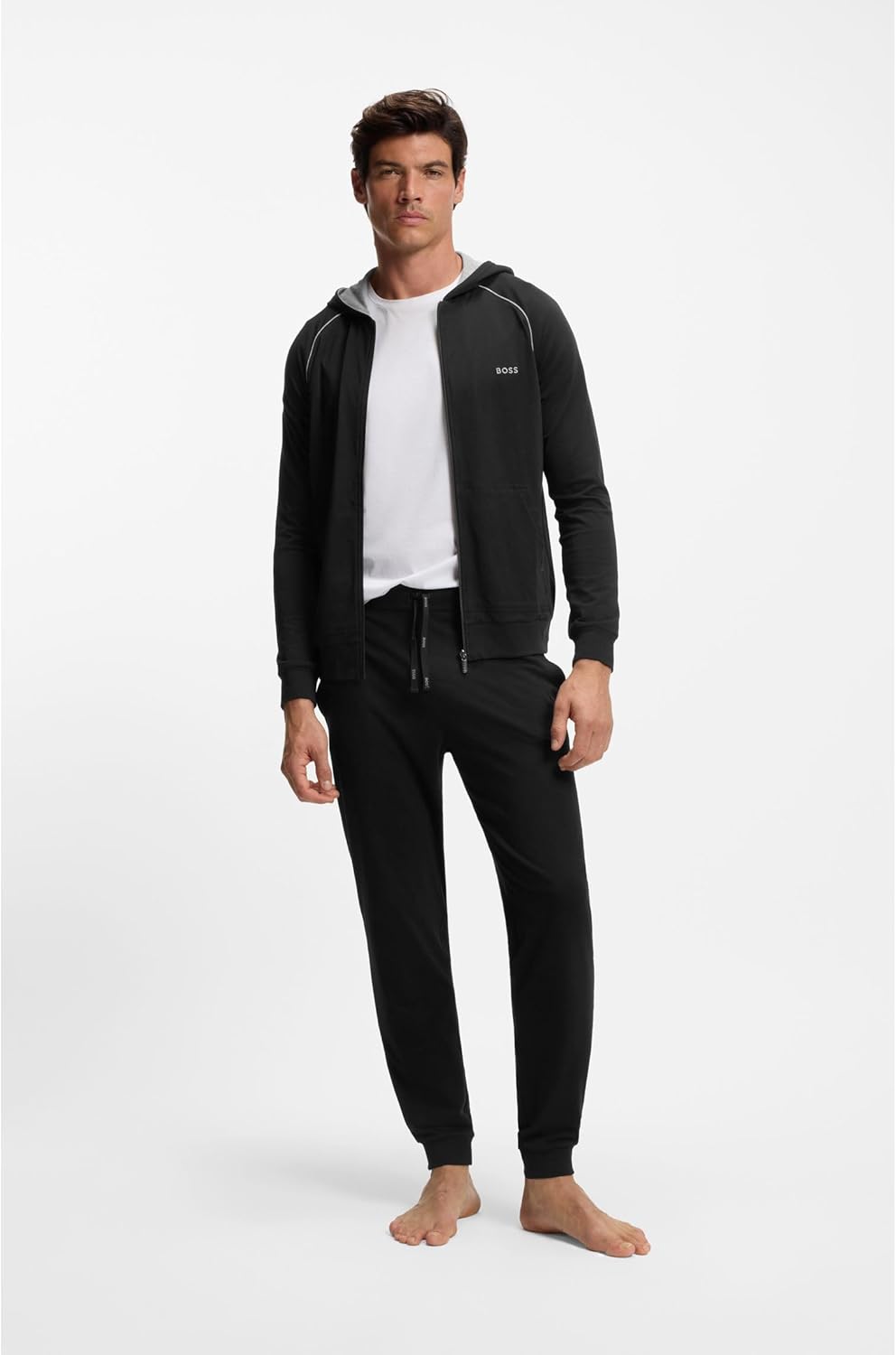 BOSS Herren Mix&Match Pants Jogginghose aus Stretch-Baumwolle mit Logo-Stickerei Apparel Einheitsgrö