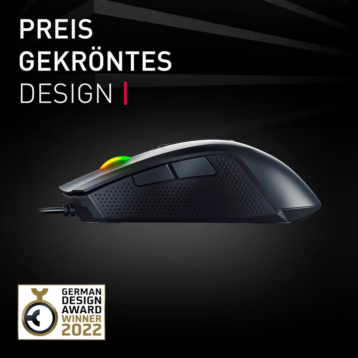 CHERRY MC 2.1, Kabelgebundene Gaming-Maus für Rechtshänder, Pixart Sensor bis 5000 DPI, Programmierb