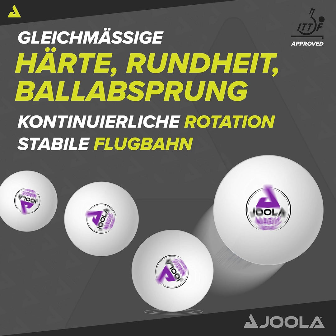 Joola Unisex – Erwachsene Magic Abs 40+ Tischtennisbälle One-Size Weiss, One-Size Weiss