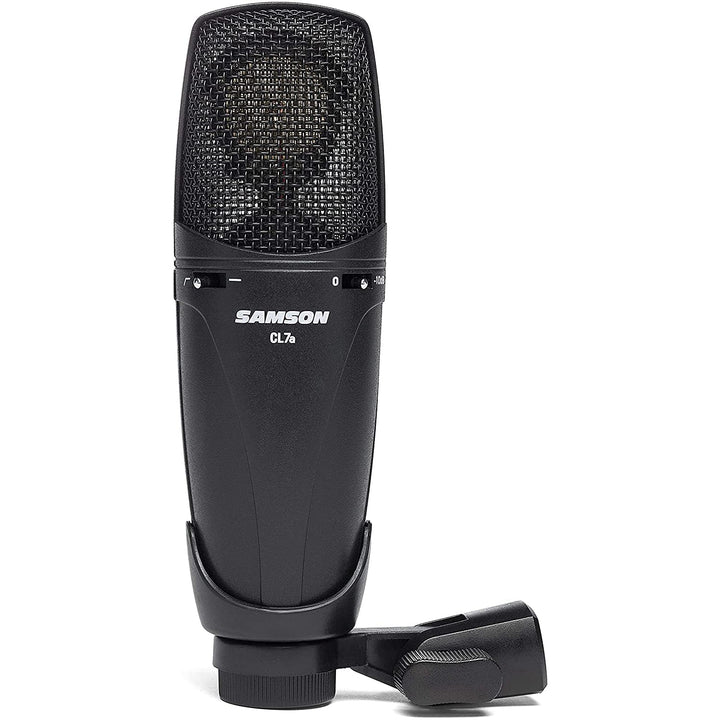 SAMSON CL7a – Grossmembran Kondensatormikrofon (Cardioid) für Studio-Vocals, Instrumente & Laute Sig