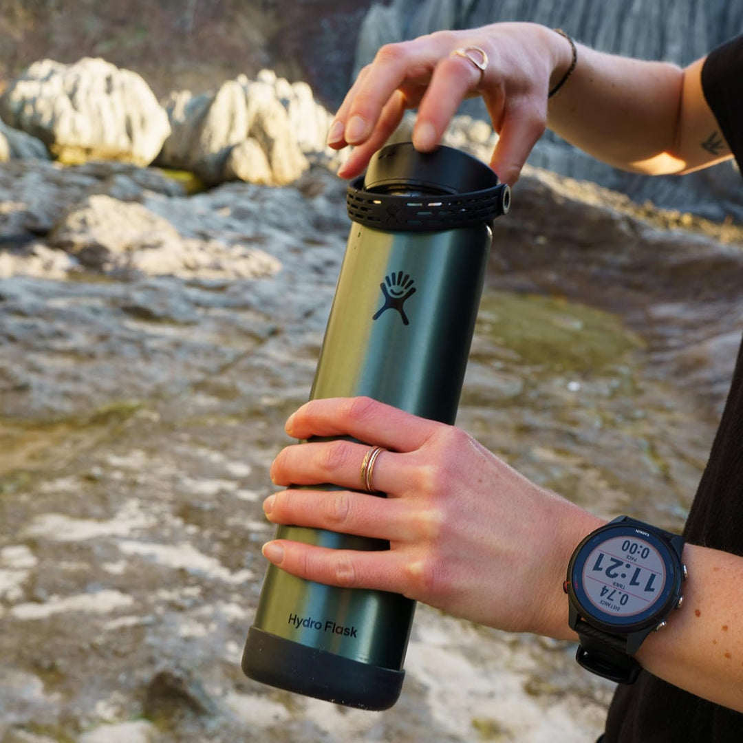 Hydro Flask 1,134 g, leicht, breit, Flexkappe, Quarz 1,2 kg Quarzfarben, 1,2 kg Quarzfarben