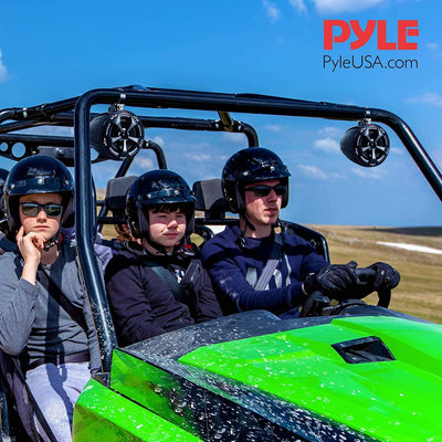 Pyle PLUTV41BK 2-Wege-Dual-Offroad-Lautsprecher, wasserdicht, 10,2 cm, 800 Watt, Wakeboard-Tower-Lau