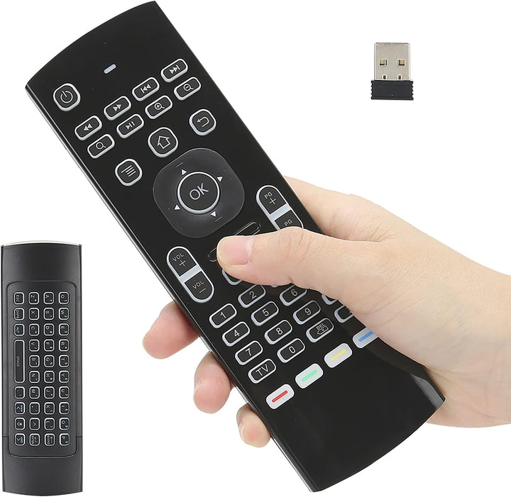Air Mouse, 2,4 G Wireless Backlight Full Keyboard, Smart TV-Fernbedienung, Game Handle mit Motion Se