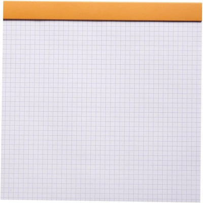 Rhodia 118319C Notizblock quadratisch mit Schutzhülle ePURE (aus Kunstleder, 22 cm x 22 cm, Premium