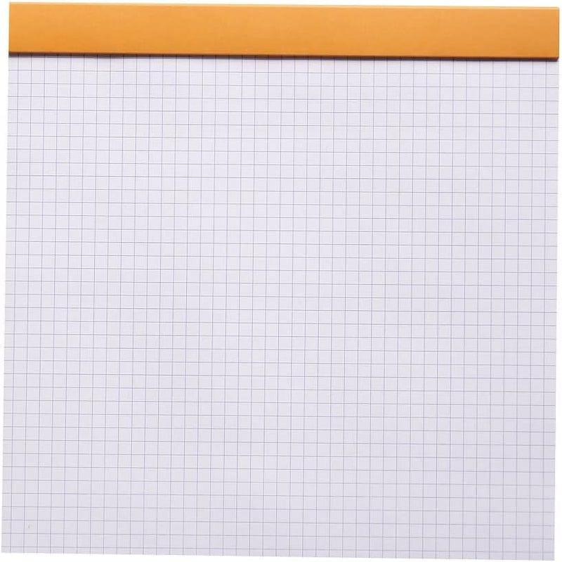 Rhodia 118319C Notizblock quadratisch mit Schutzhülle ePURE (aus Kunstleder, 22 cm x 22 cm, Premium