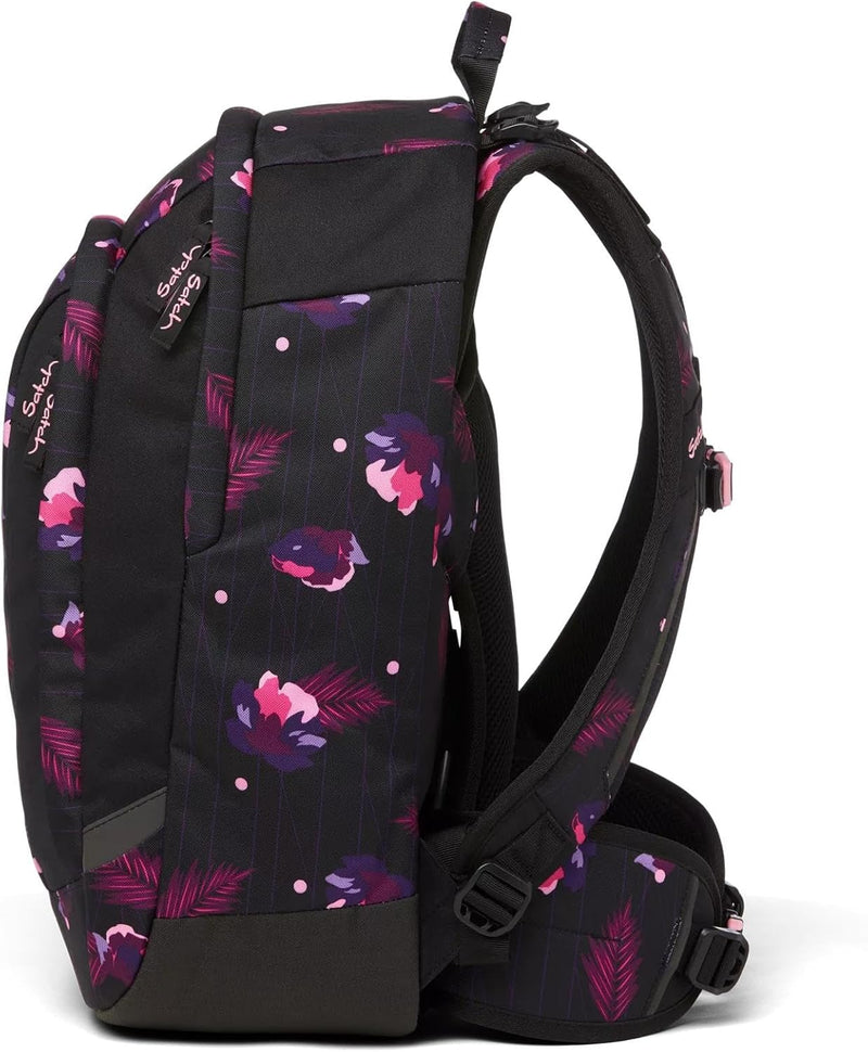 satch air Schulrucksack ab 5. Klasse gepolstert 26L Stauraum standfest Laptopfach Mystic Nights - Li