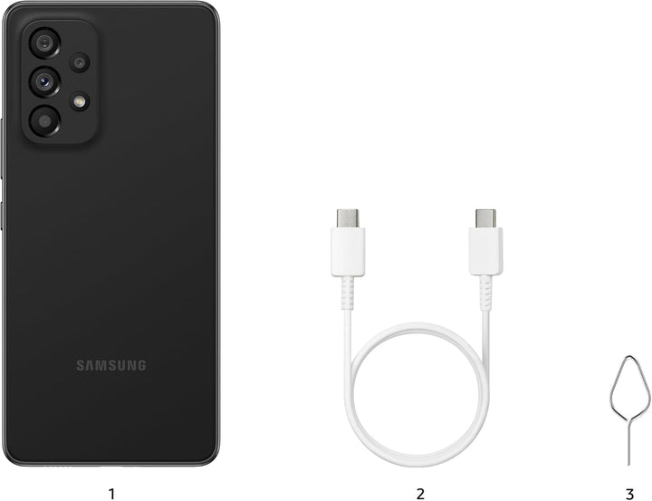 Samsung Galaxy A53 5G Enterprise Edition, 6,5 Zoll Android Smartphone, 128 GB, 5.000 mAh Akku, Busin