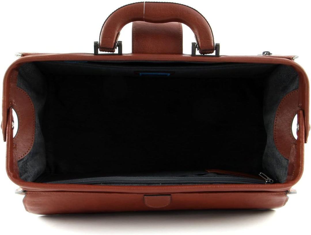 Piquadro Black Square Aktentasche Leder 37 cm Cuoio Tabacco, Cuoio Tabacco
