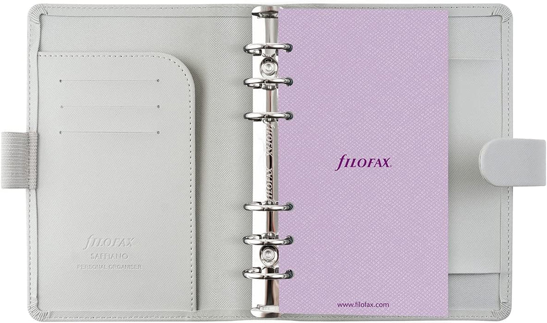 Filofax Persönlicher Saffiano - 2023 Organizer, Granit, granit