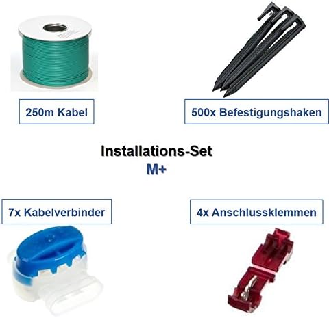 Genisys Installation Set M+ kompatibel mit Kärcher Mähroboter RLM 4 ® Kabel Haken Verbinder Paket Ki