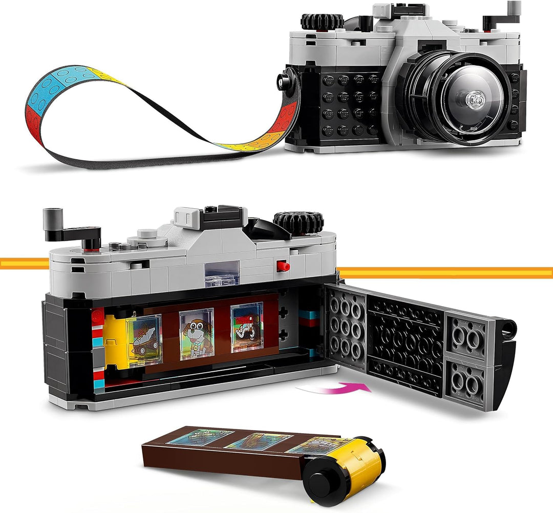 LEGO Creator 3in1 Retro Kamera Spielzeug mit 3 Modellen für Mädchen und Jungen &amp; Creator 3in1 Tiefla