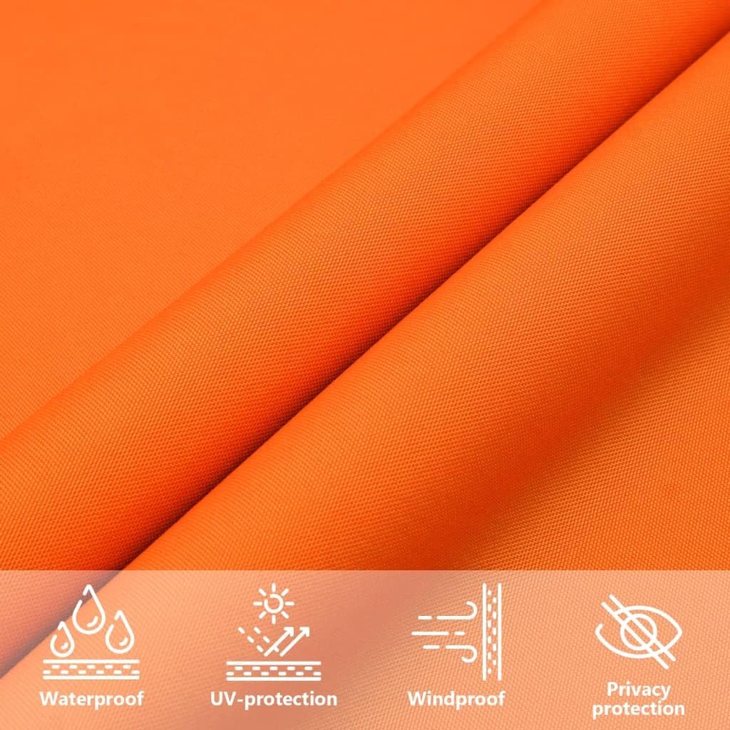 vidaXL Sonnensegel Oxford-Gewebe Rechteckig 2x2,5 m Orange 2 x 2.5 m Orange, 2 x 2.5 m Orange