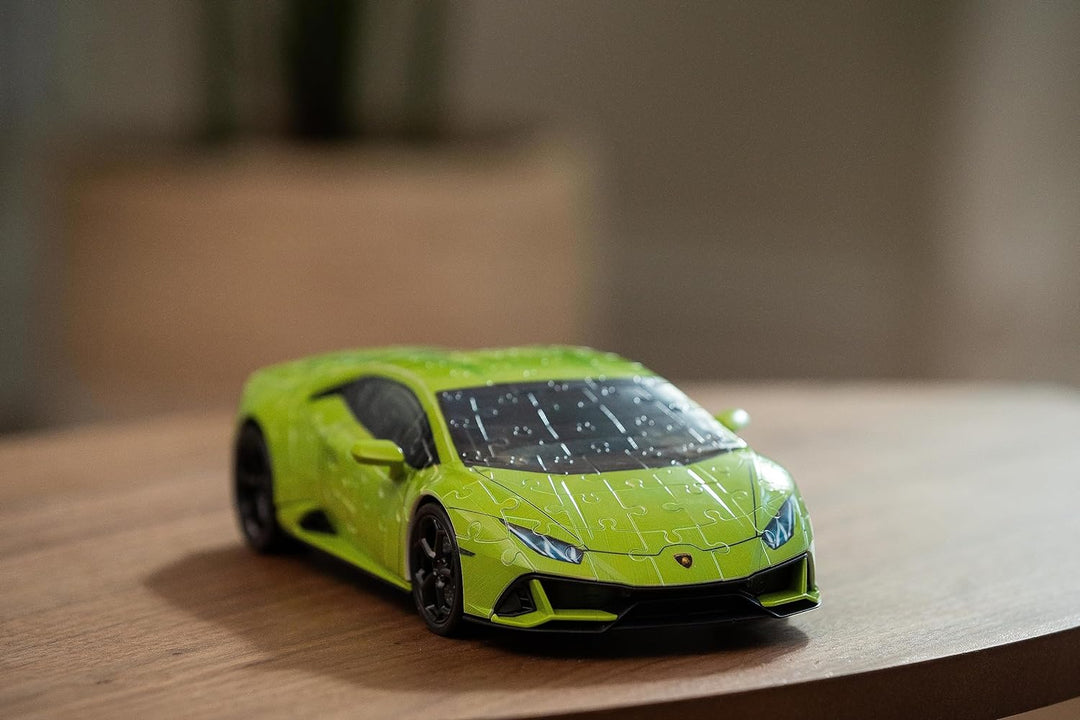 Ravensburger 3D Puzzle 11299 Lamborghini Huracán EVO - Verde - 108 Teile - Das berühmte Fahrzeug als