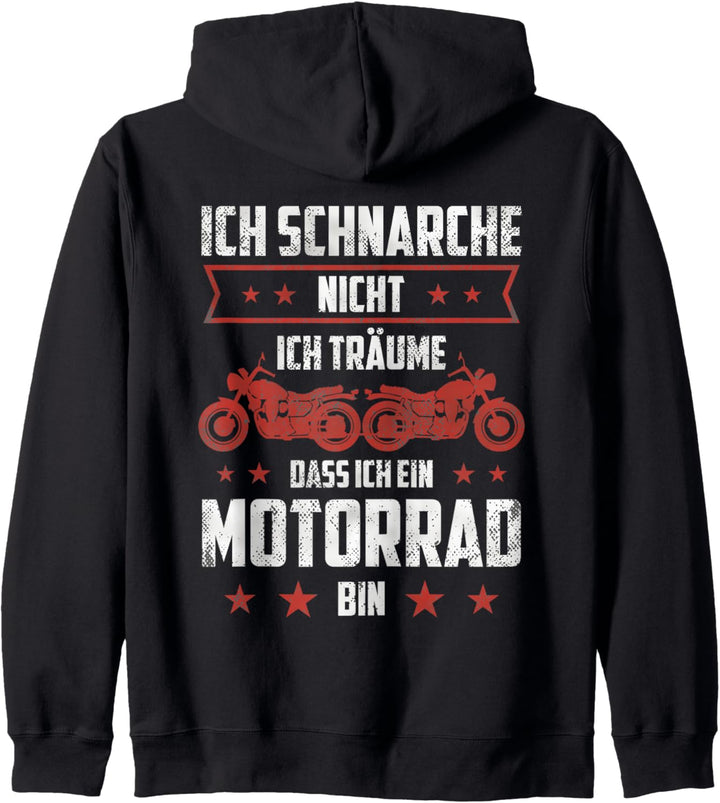 Motorradfahrer Geschenk Für Biker Mit Motorrad Lustig Spruch Kapuzenjacke