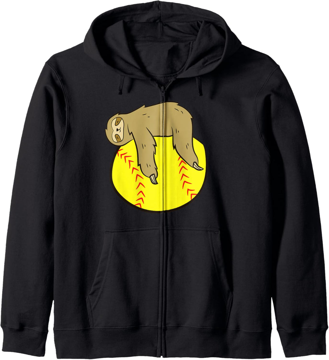 Faultier Softball Love Softball Faultier Kapuzenjacke