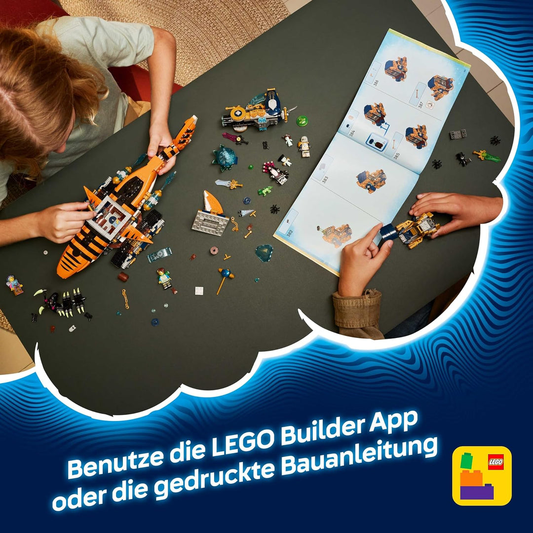 LEGO DREAMZzz 2in1 Tigerhai-Fahrzeug - Spielzeug verwandelbar in Piratenschiff mit Kanone - inkl. 5