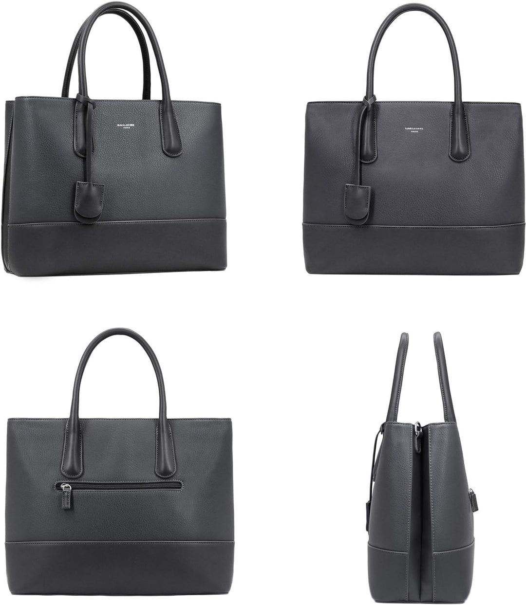 David Jones - Damen Grosse Handtasche Henkeltasche - Tote Shopper Bag PU Echtes Leder Stil - Multi P