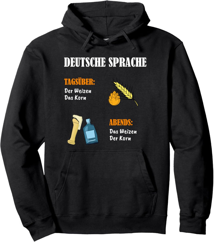 Deutsch Lehrer Grammatik Korn Weizen Bier Getreide Landwirt Pullover Hoodie