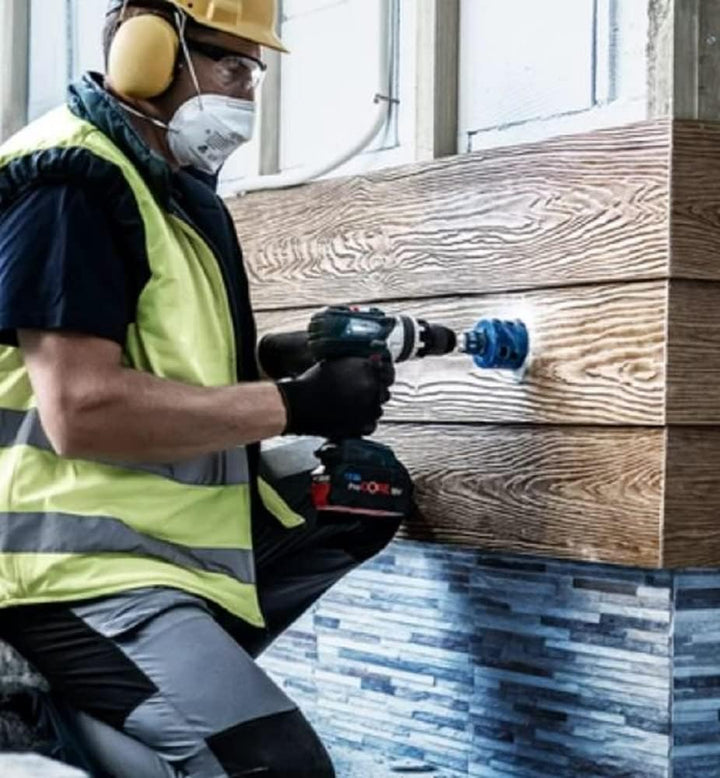 Bosch Professional Schlagbohrmaschine GSB 13 RE (Schnellspannbohrfutter 13 mm, im Karton) + 14 tlg.