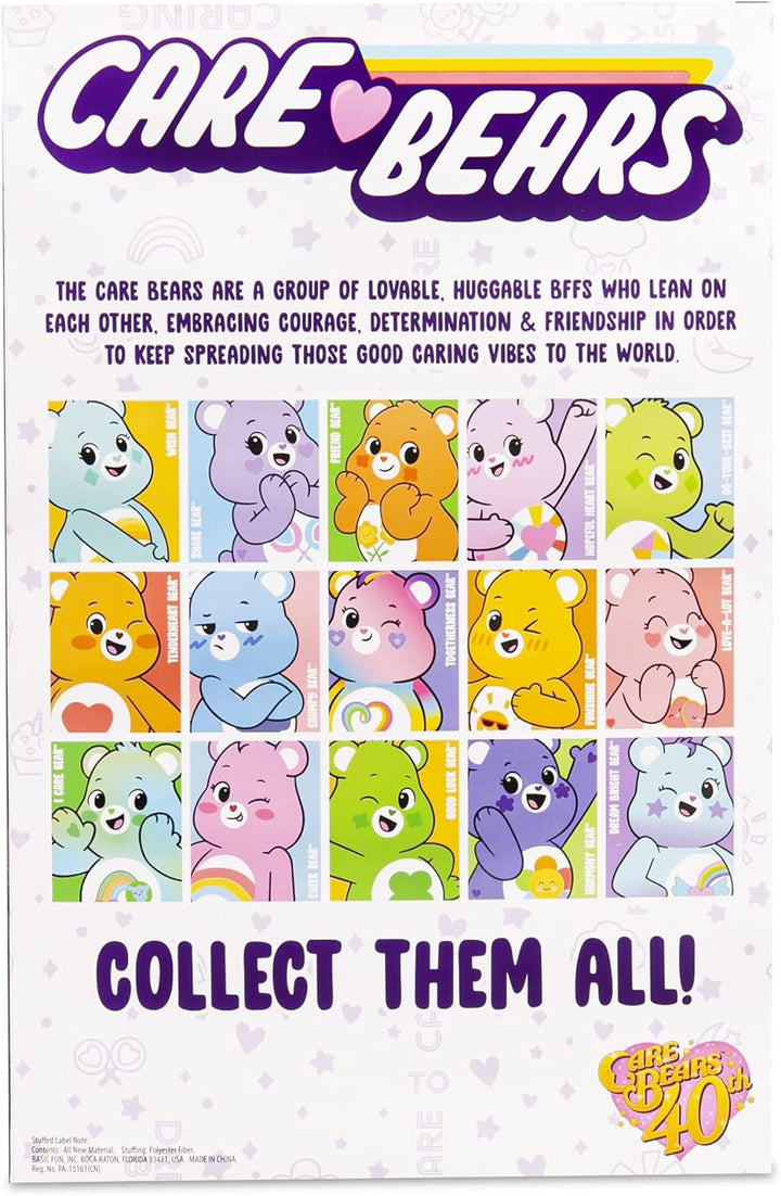 Care Bears ‎22425 35cm Medium Plush Dream Bright Bear, Collectable Cute Plush Toy, Cuddly Toys for C
