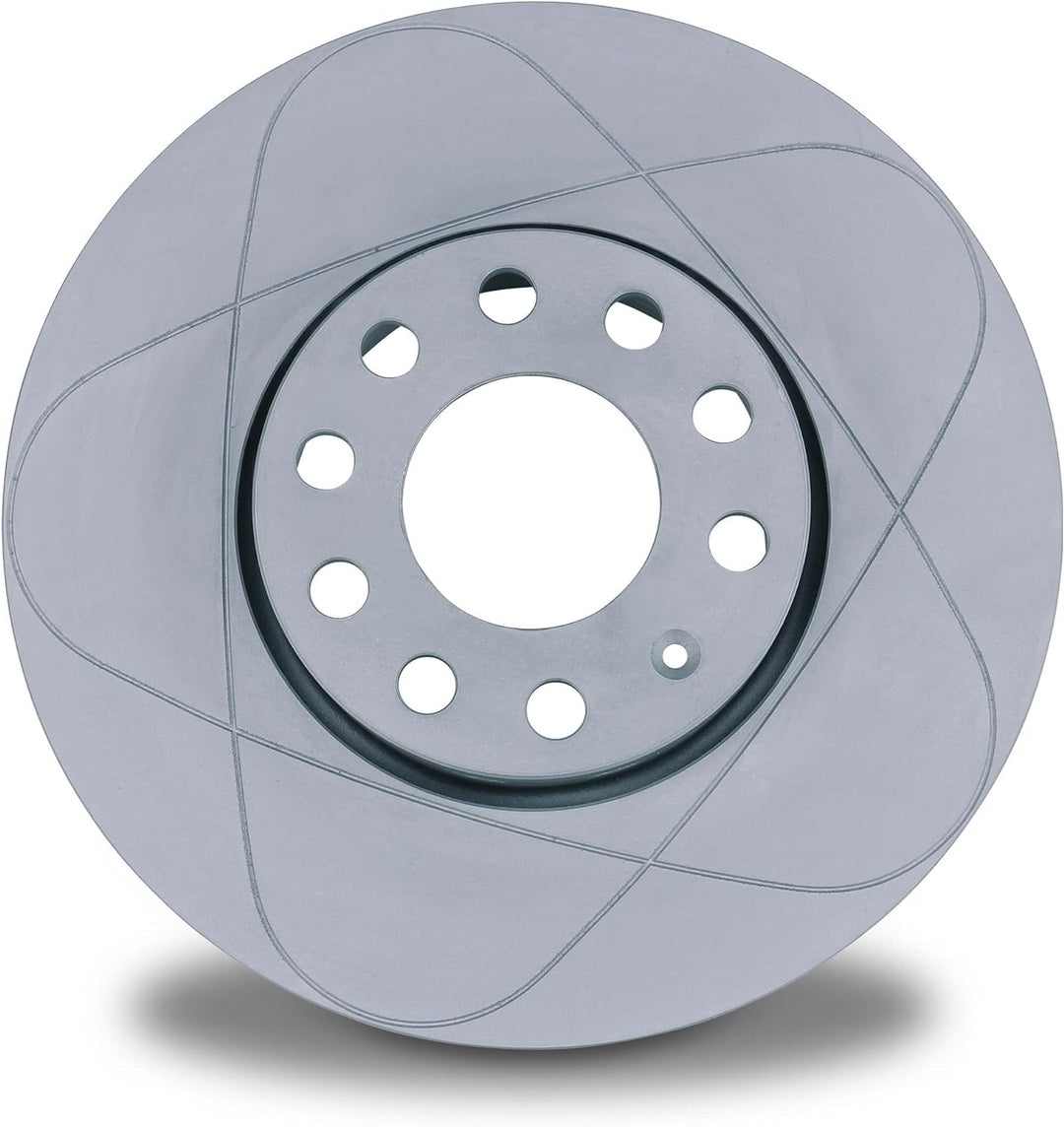 ATE Bremsenset Vorderachse inkl. Power Disc Bremsscheiben Vorne Ø 288 mm Belüftet und Bremsbeläge Vo