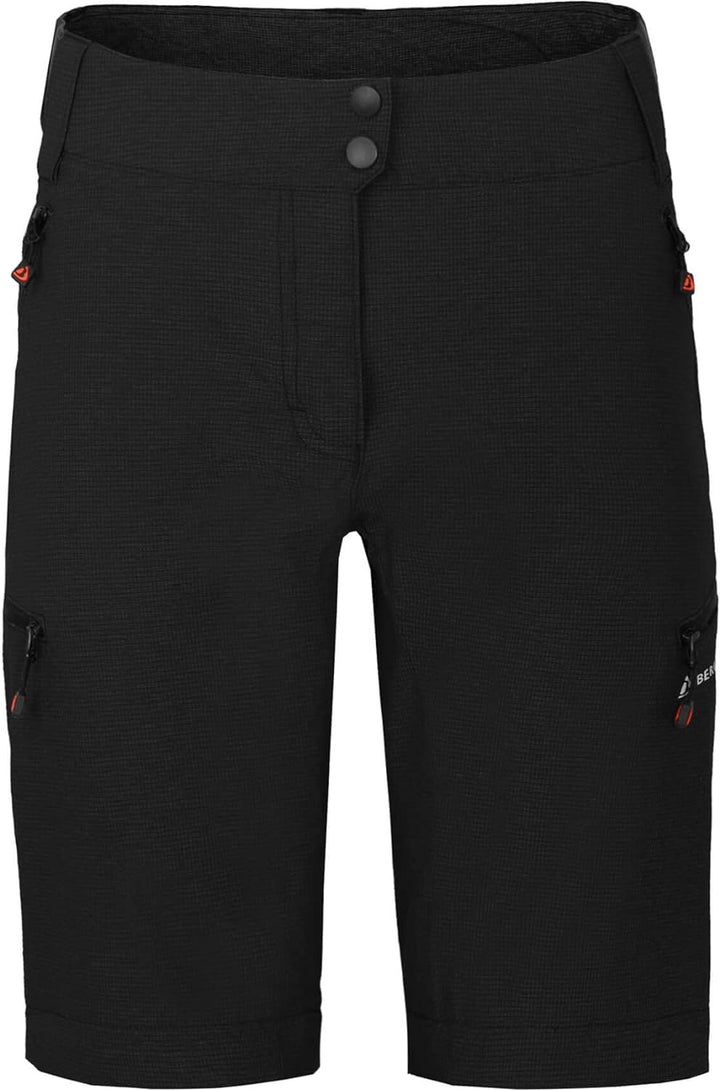 Bergson VINA Zipp-off | Damen Radhose (mit gepolsterter Innenhose), robust, elastisch - robust - ela